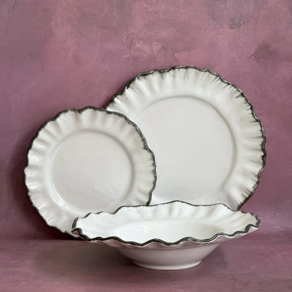 เซ็ตจานชาม Dinnerware Set จาน ชาม เซรามิค จานพาสต้า Pasta Plate - AT1CERAMIC