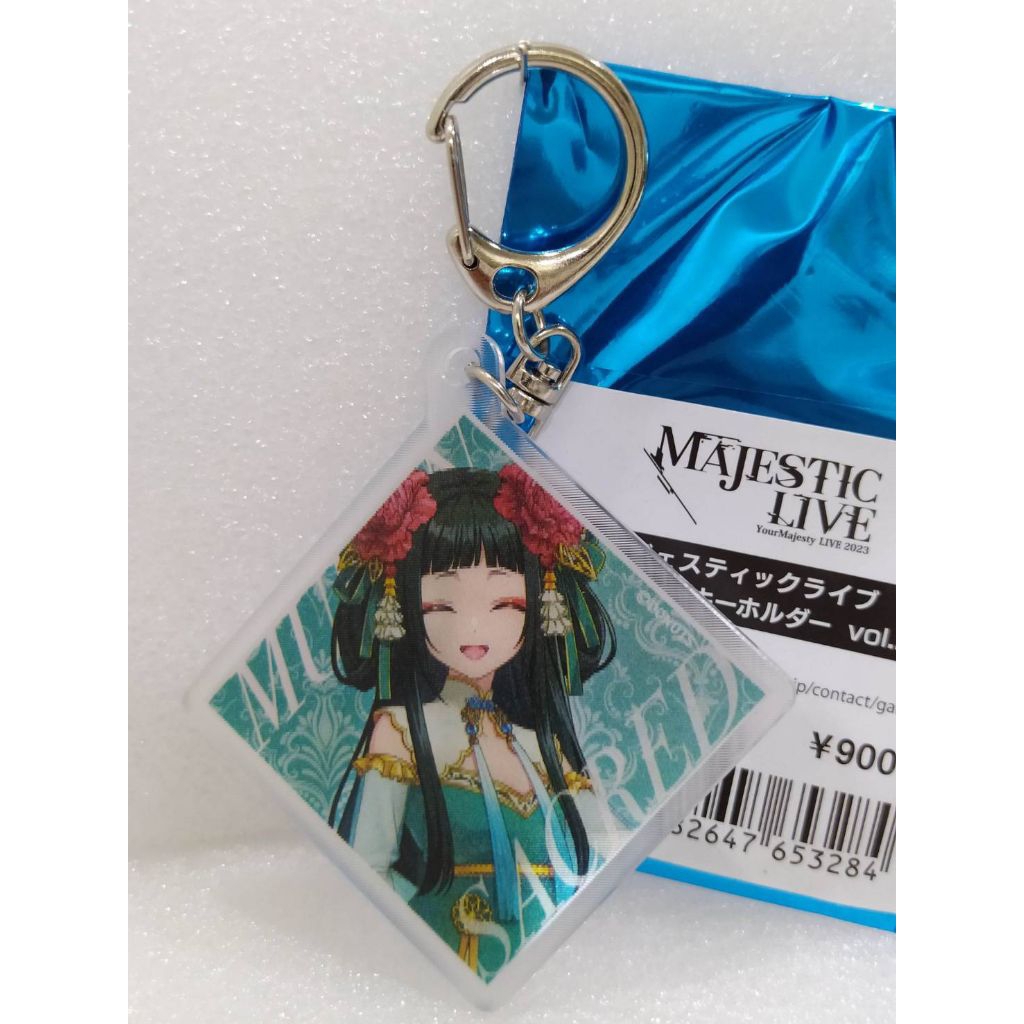 ของญี่ปุ่นแท้ พวงกุญแจ สองอารมณ์ MAJESTIC LIVE YourMajesty LIVE 3D Acrylic Keychain 2-in-1 Double Fa