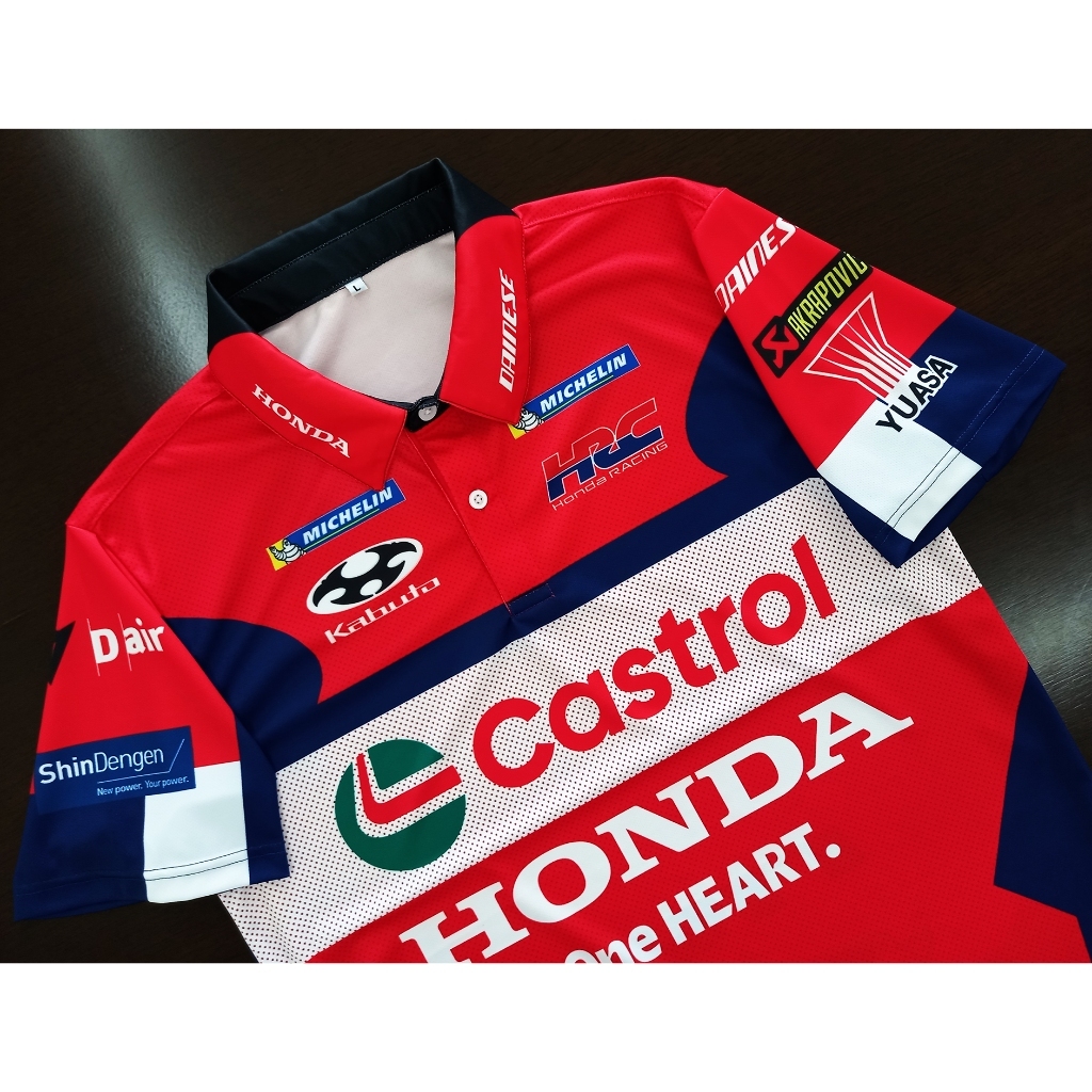 เสื้อPolo MotoGP ทีม ฮอนด้า HRC คาสตรอล 2025 #MG0200 รุ่น โจน เมียร์#36 ไซส์ S-5XL ราคา ถูกที่สุด ดีลบีเคเค แกลเลอรีภาพที่ 4