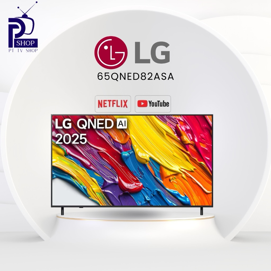 ทีวี 65" LG QNED AI QNED82 4K Smart TV 2025 รุ่น 65QNED82ASA