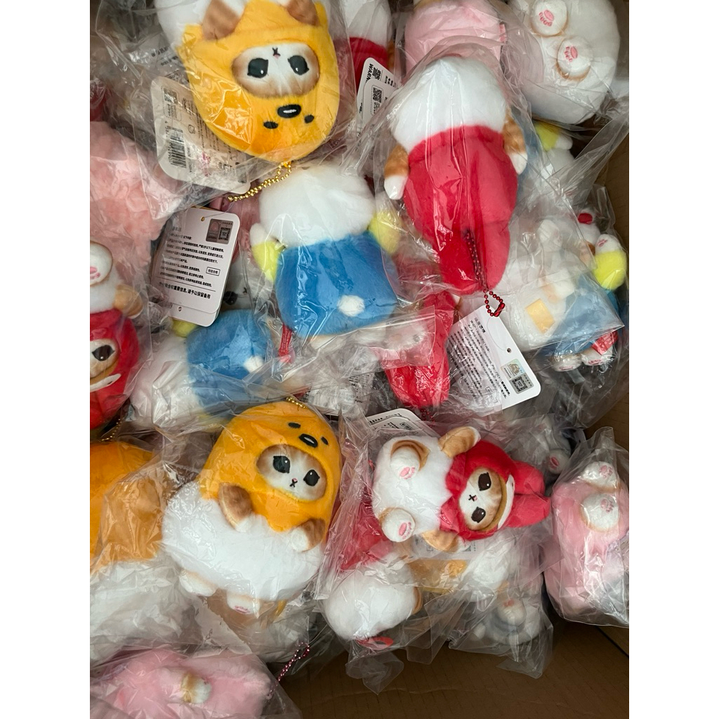 [พร้อมส่ง] Mofusand X Sanrio Plush Keychain