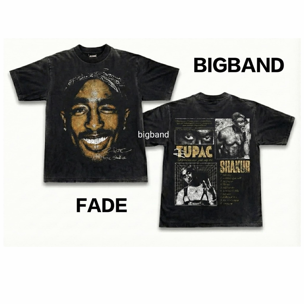 เสื้อยืด 2pac lb เนื้อผ้า PREMIUM COMB no.20 เกรดระดับสูง