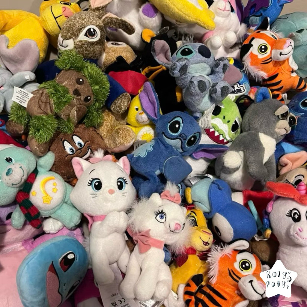 พวงตุ๊กตา พวงกุญแจตุ๊กตา 💖  ty ทีวาย Dumbo Disney สติซ Baby shark Grinch