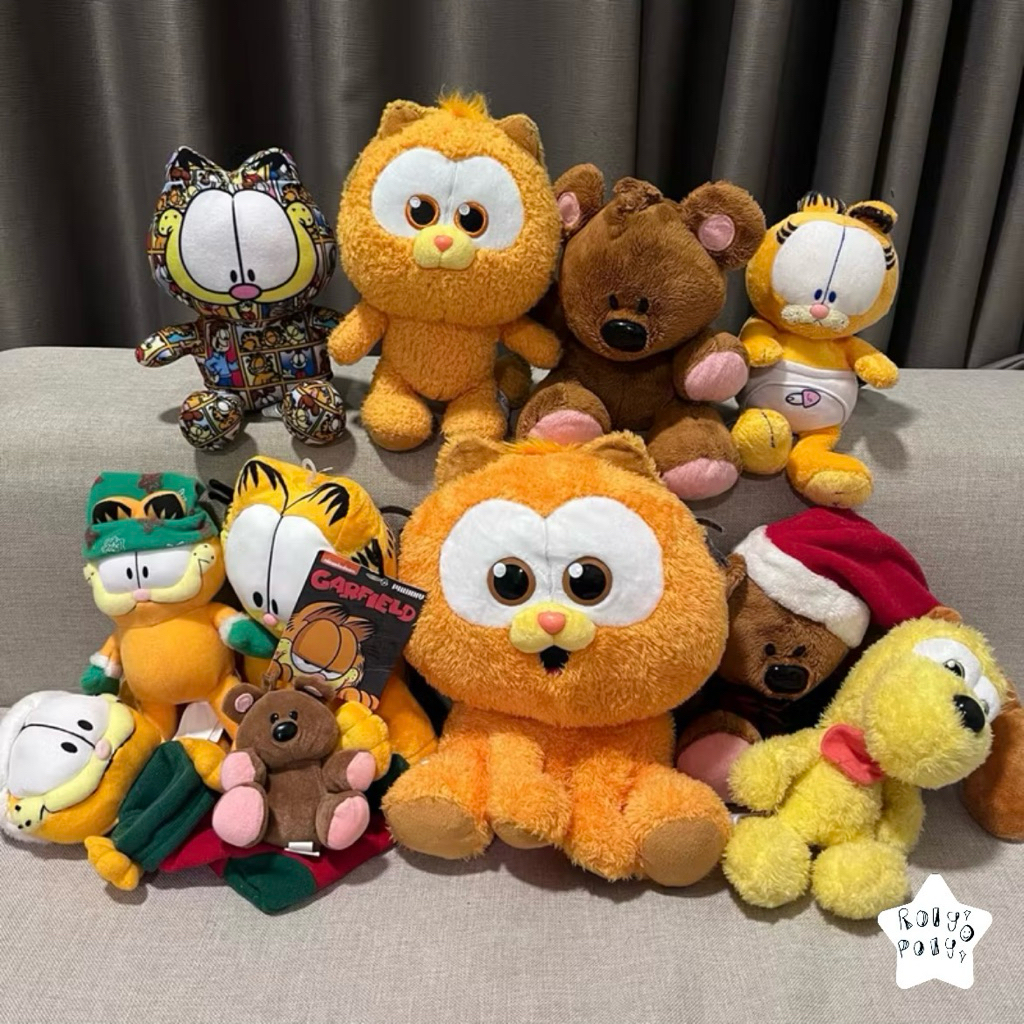 ตุ๊กตา Garfield Odie กาฟิล กาฟิลด์ แมวส้ม แมวอ้วน แมวกาฟิว หมาโอดี้ 🐶🐱