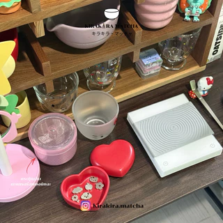 กระปุกเก็บตะแกรงร่อนผงมัทฉะ ( พร้อมส่ง )