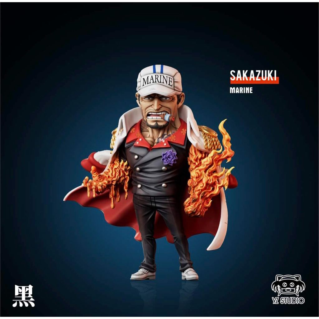 Resin WCF One Piece - Akainu Marine (Black) by YZ Studio
