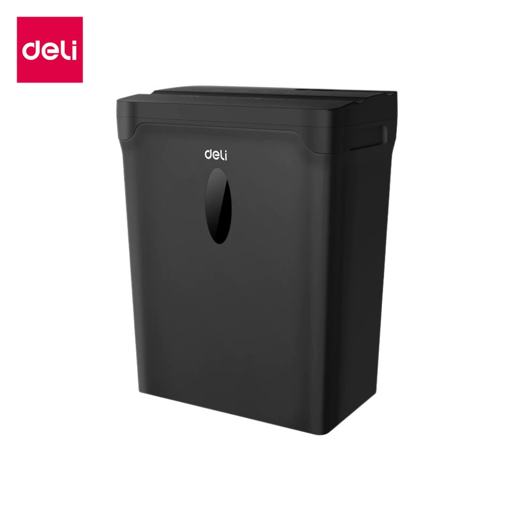 Deli เครื่องย่อยกระดาษ 10 ลิตร เครื่องย่อยกระดาษอัตโนมัติ ทำลายเอกสาร ทีละ 5 แผ่น Paper Shredder
