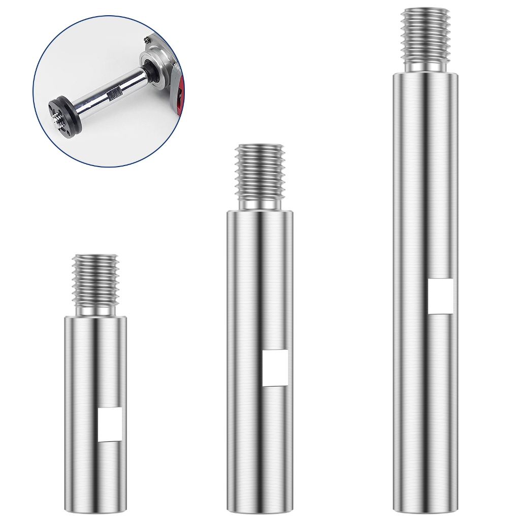 3 ชิ้นเครื่องบดมุม EXTENSION Rod 3/4/5.5 นิ้ว M14 อลูมิเนียมเครื่องบดมุม EXTENSION Shaft