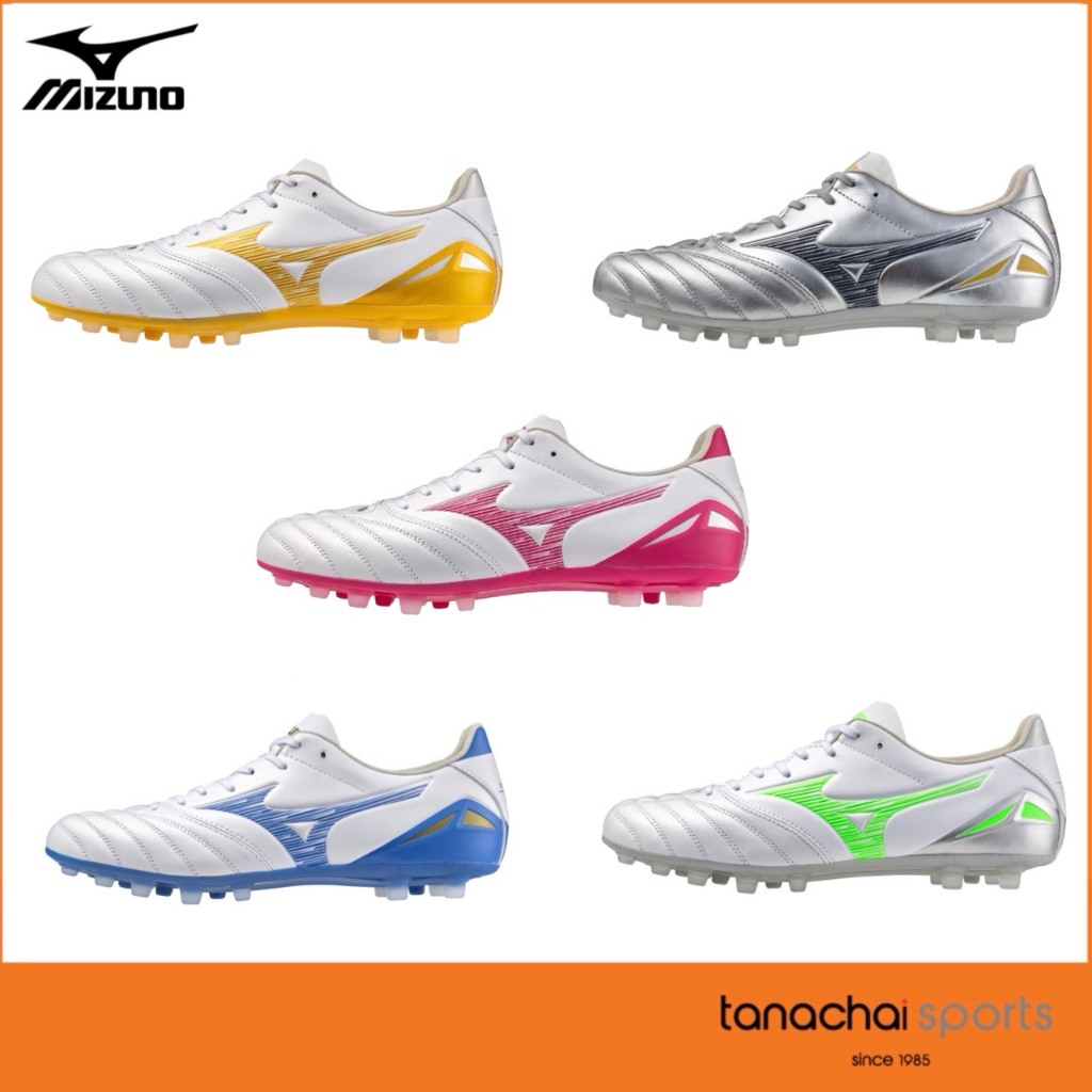 MIZUNO MORELIA NEO IV PRO AG รองเท้าฟุตบอล รองเท้าร้อยปุ่ม (เหมาะกับหญ้าเทียม) ตัวรองท็อป ของแท้ 100