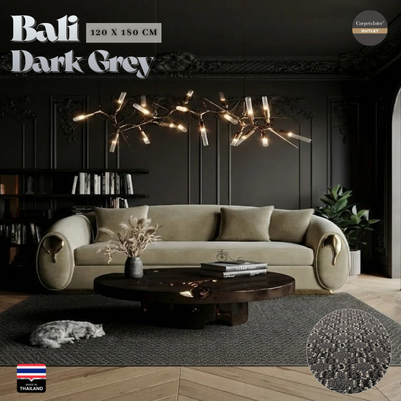 Carpets Inter Bali-Dark Gray Carpet, Floor Carpet, Room Decoration Carpet, Living Room Carpet, Living Room Carpet, Rug