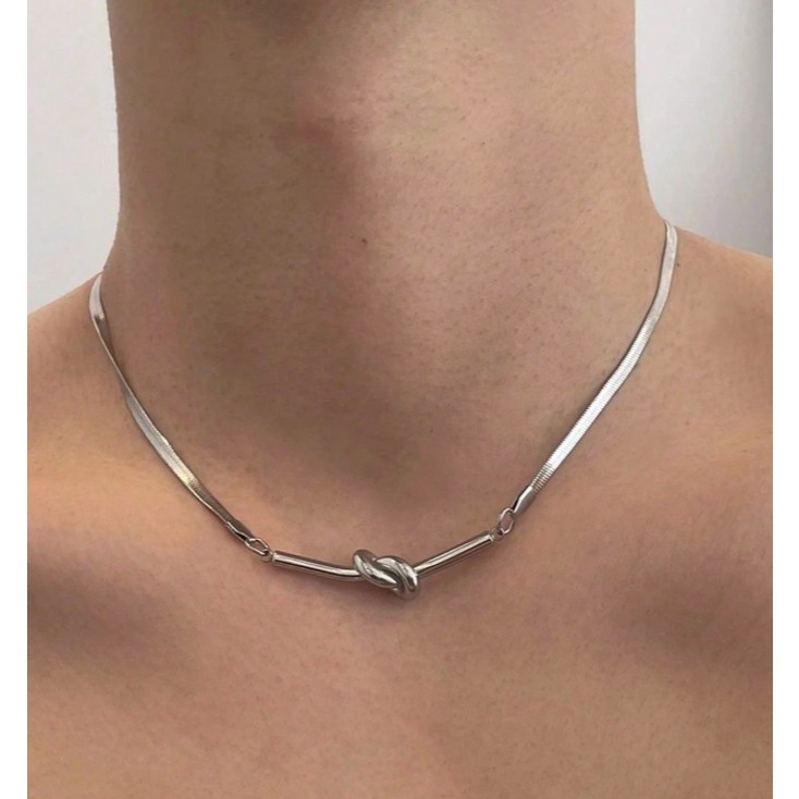 kym.vibes - hitch necklace  สร้อยคอสแตนเลส