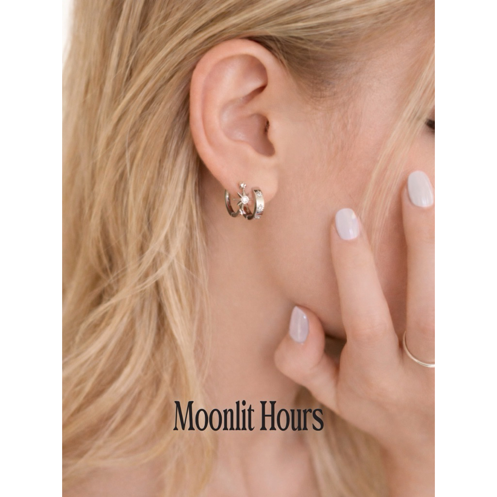 Moonlit Hours | Twinkle Hoop Earrings ✨