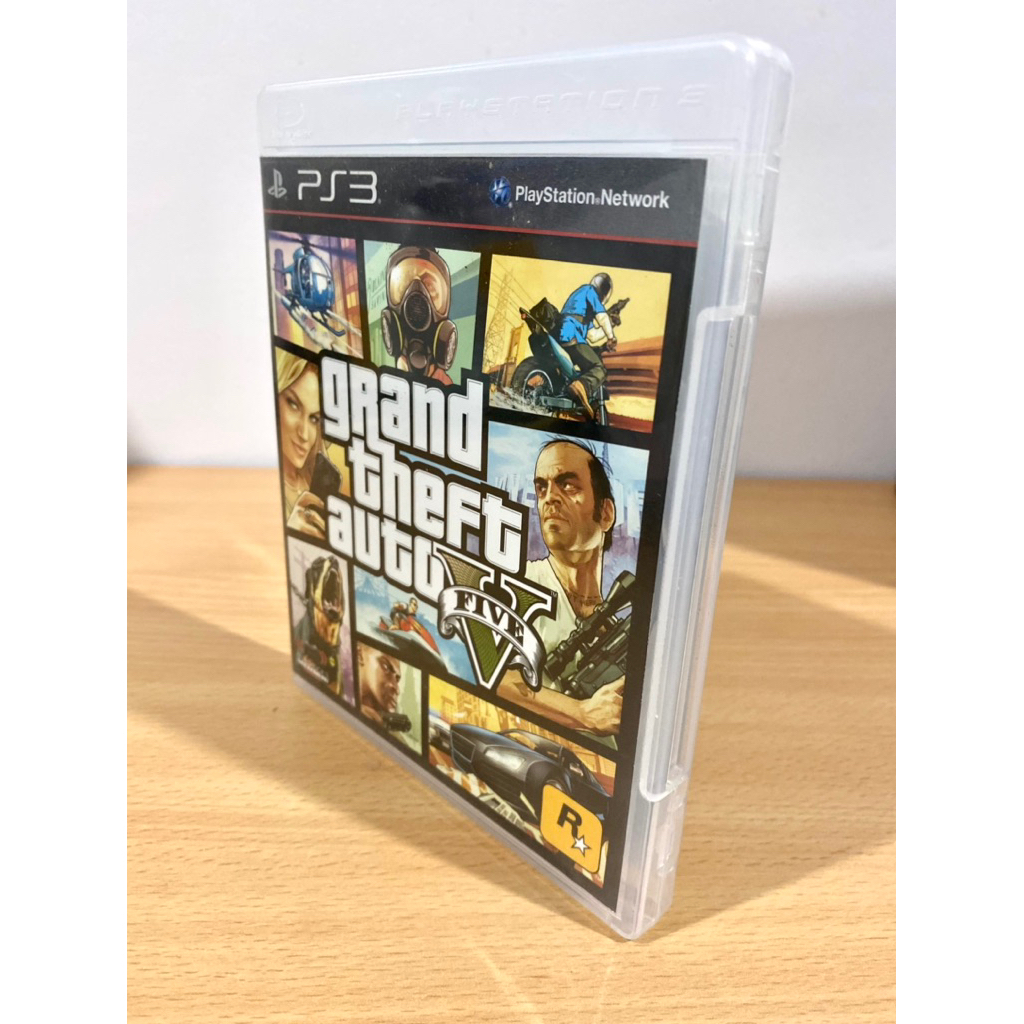 แผ่นเกมส์แท้สภาพสะสม GTA V GTA 5 PS3 Games แผ่นเกมส์แท้ จีทีเอ 5 สภาพสวยมาก Z3 ภาษาอังกฤษ โซน 3