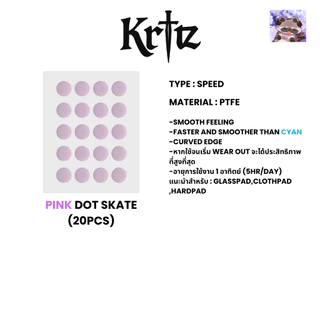 (เมาส์ฟีท/Mouse feet) Kritz Gaming mouse feet แบบ (Universal Dots/ติดได้ทุกเมาส์)