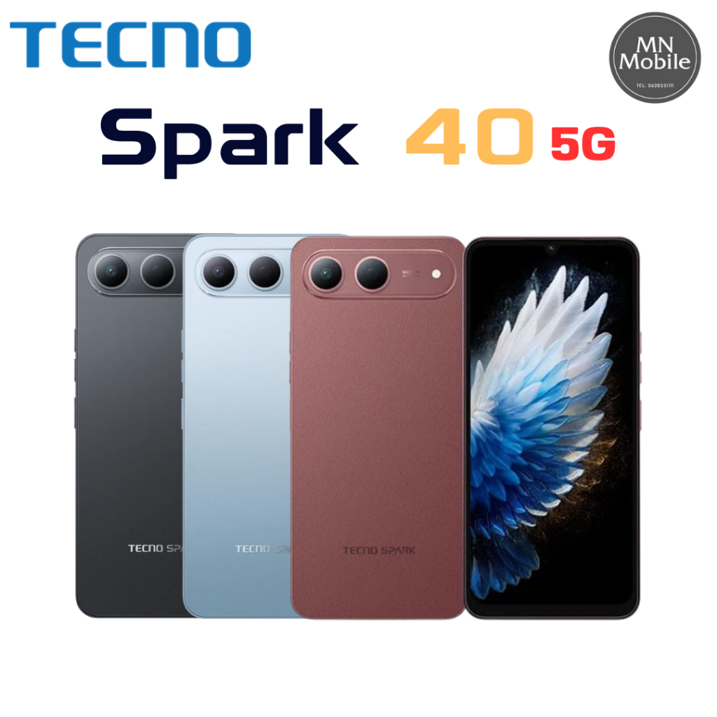 TECNO Spark 40 5G ความจุ 4GB+128GB | สินค้าจำเป็นต้องแกะเพื่อ Activa