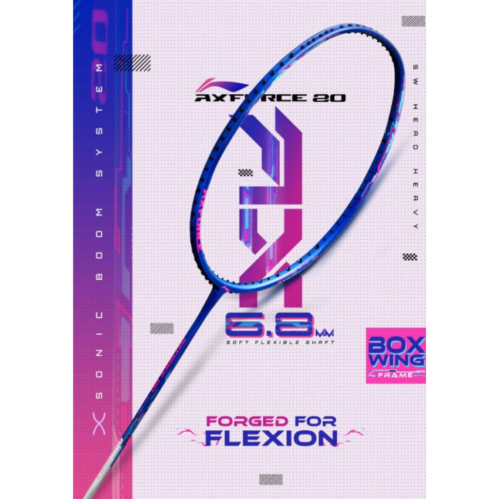 ไม้แบดมินตัน Li-Ning รุ่น Axforce 20 รหัสยาว ของเเท้100% 🇨🇳🇨🇳🇨🇳