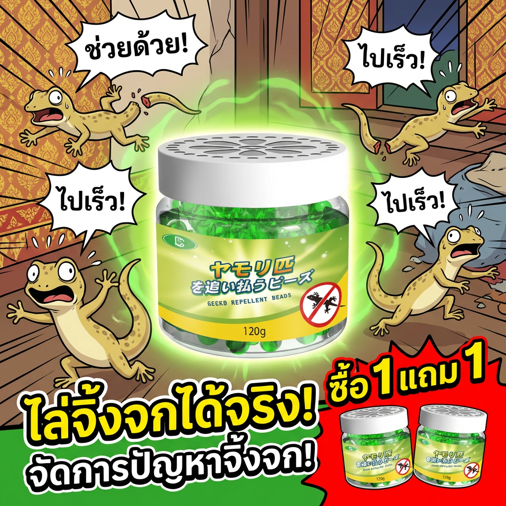วางเพื่อไล่ตุ๊กแก TIA ไล่จิ้งจก ยาไล่จิ้งจก ยาไล่ตุ๊กแก ไล่ตุ๊กแก สูตรพืช ซื้อ 1 แถม 1 ปลอดภัย