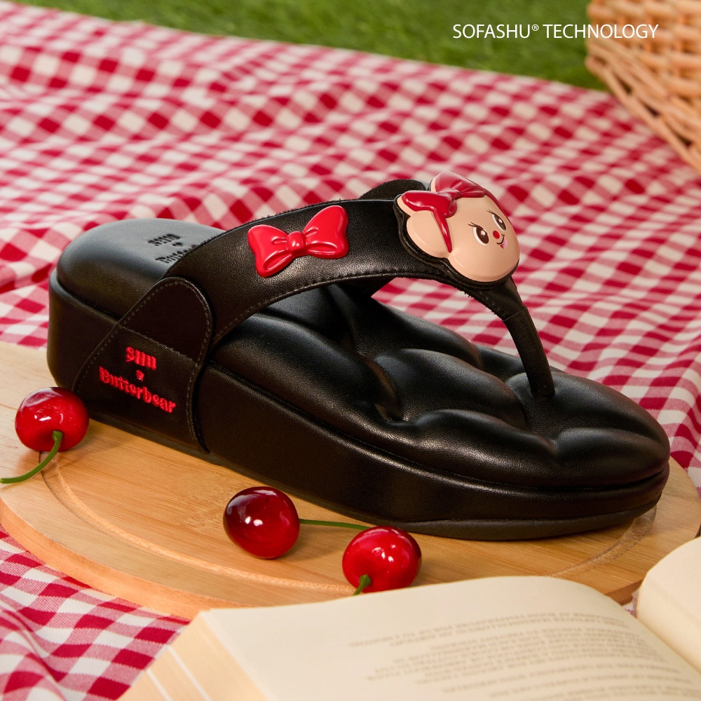 SHU X BUTTER BEAR SOFASHOES 2.5" THONGS