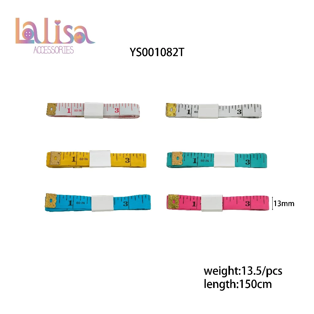 สายวัดตัวแบบพกพา 150 ซม. สีพาสเทล สายเมตรวัดเสื้อผ้า งานตัดเย็บ/แฮนด์เมด ruler YS001082T