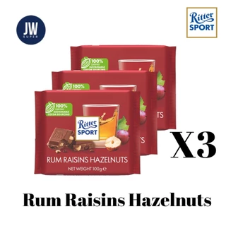(x3) Ritter Sport ริตเตอร์ สปอร์ต 100 กรัม(g.)