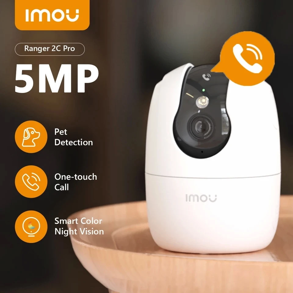 ⚡️กล้องวงจรปิดไร้สาย⚡️IMOU Ranger 2C Pro 5MP Dual-Band Wi-Fi 6 Indoor Smart Camera
