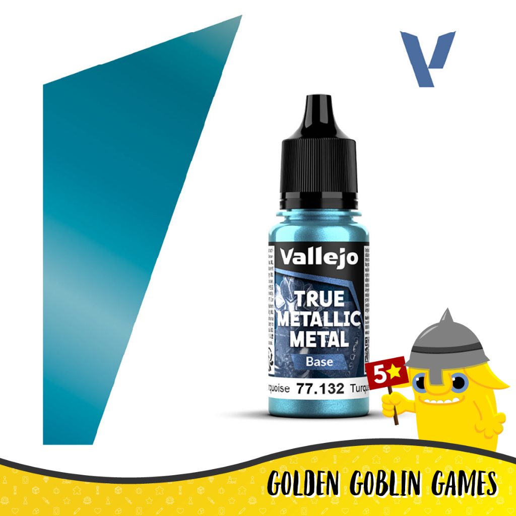 Vallejo True Metallic Metal: Base: Hydra Turquoise (POS. 32)