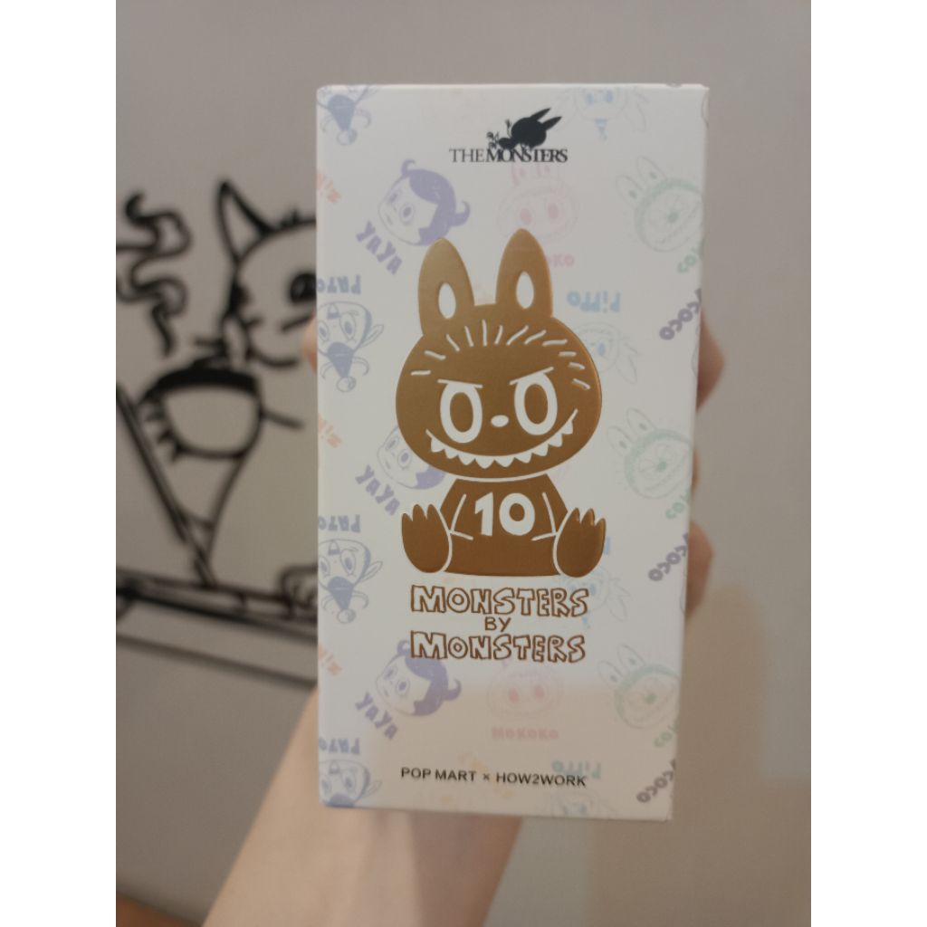 มีส่งด่วน พวงกุญแจ THE MONSTERS 10th Anniversary ป้ายเหลืองระบุตัวไม่แกะกล่อง(ใช้โค้ดแฟชั่นลด25%)