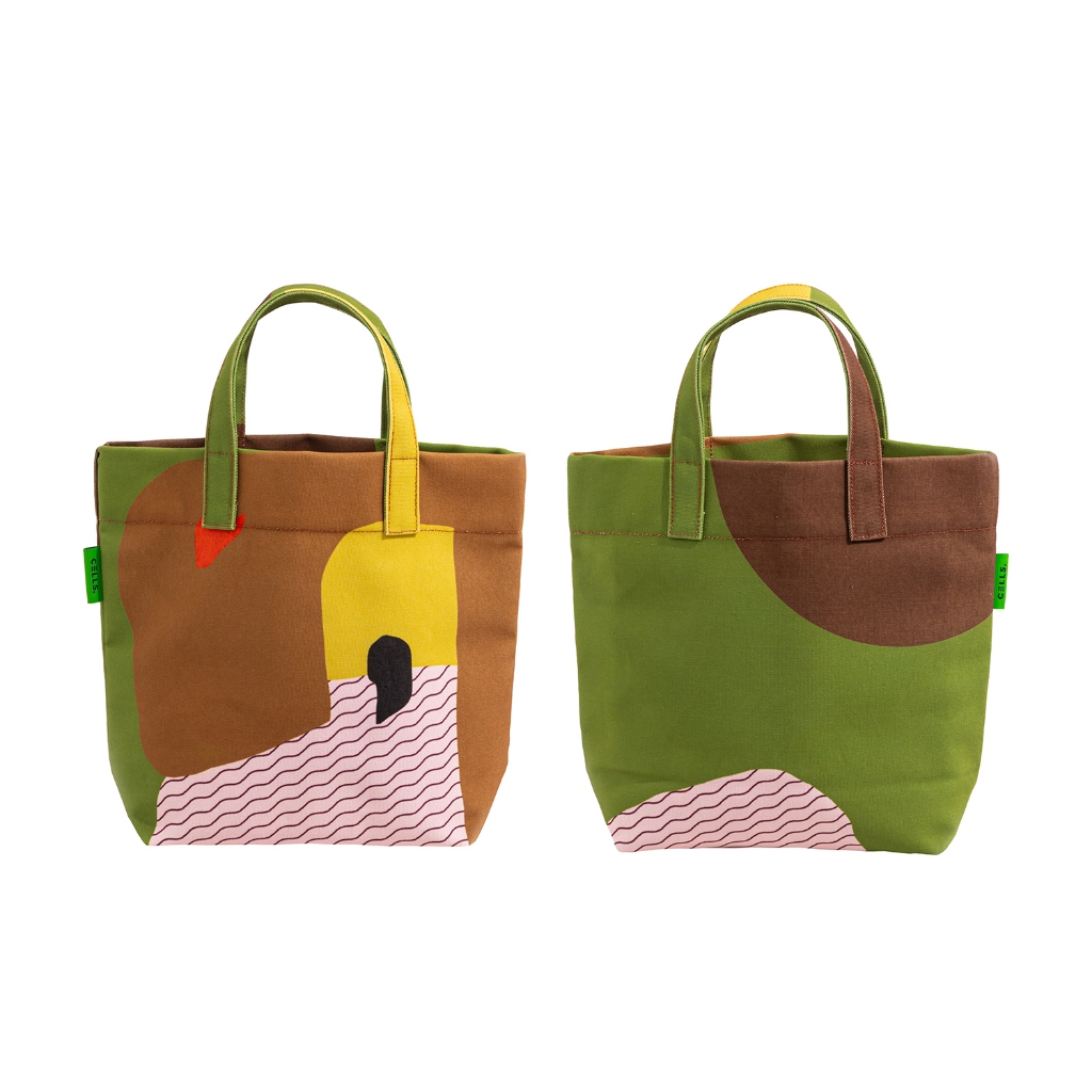 CELLS. กระเป๋าผ้า รุ่น Leonardo-Tote-S-006-02