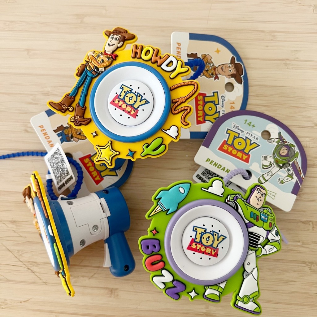 พวงกุญแจบันทึกเสียง #toystory #woody #buzz