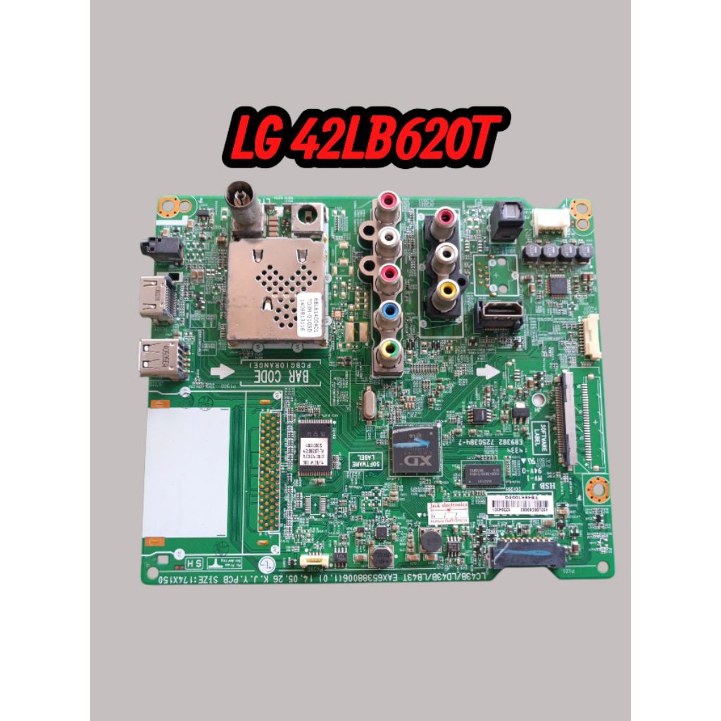 เมนบอร์ดทีวี LG 42 นิ้วรุ่น 42 LB620Tแท้ถอด