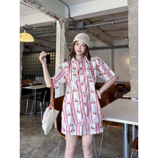 Longdopaws : Lady set ชุดเซ็ท2ชิ้นผู้หญิง เสื้อ+กางเกงขาสั้น มีซับใน