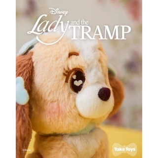 Disney Lady and The Tramp Sweet Magnet Keychain Set - พวงกุญแจแม่เหล็กดิสนีย์