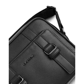 DAPPER กระเป๋าสะพายข้าง Double Buckle Crossbody Bag สีดำ (BM5/BK/1307SF)