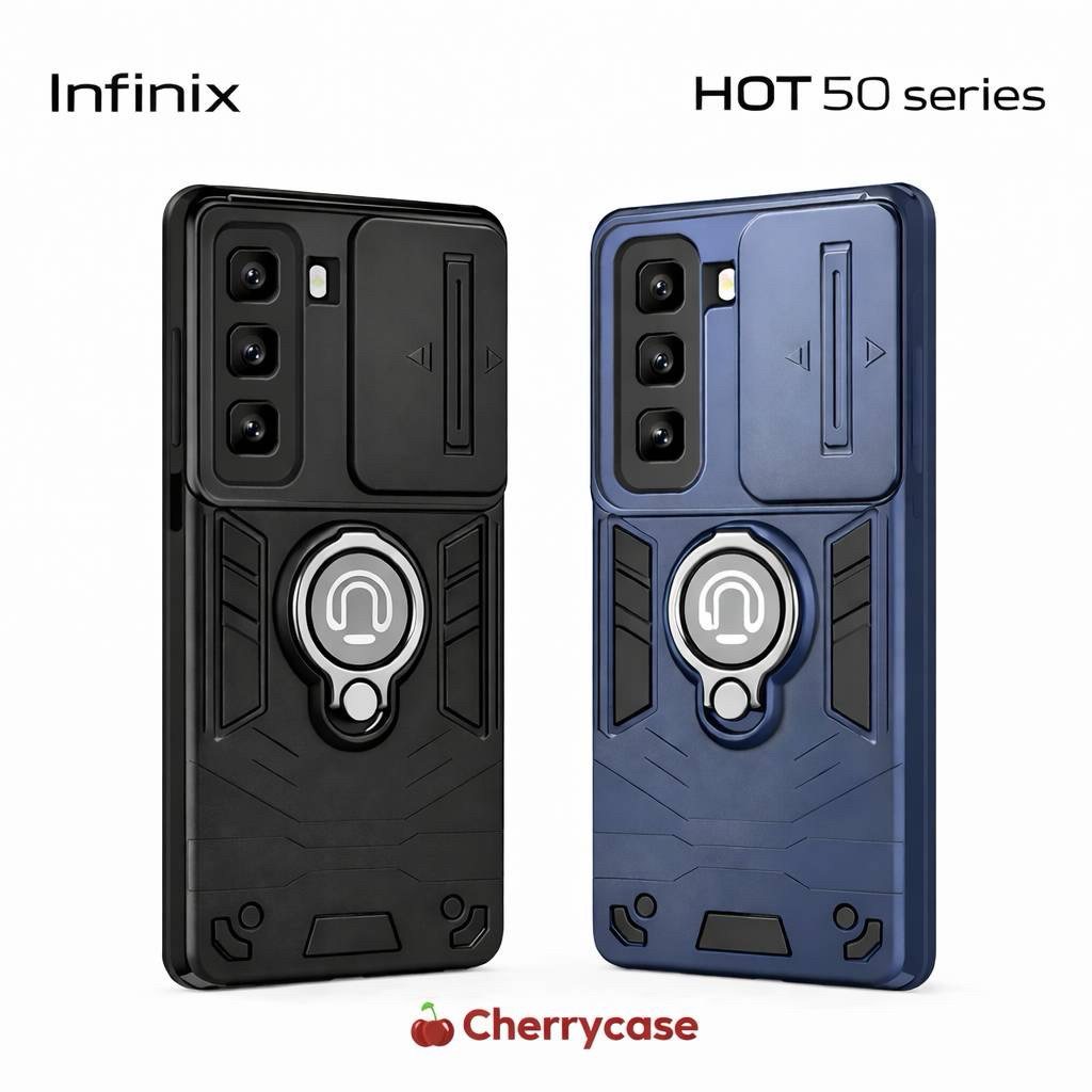 เคสสไลด์กันกล้องสำหรับ infinix Hot 50 4G Hot 50 5G Hot 50i Hot 50 pro 4G Hot 50 pro + ตั้งได้