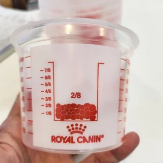 ถ้วยตวงอาหาร Royal canin ได้มาตราฐาน วัสดุ พลาสติก
