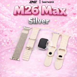 M26 max ZMZ สมาร์ทวอทช์ จอ46mm คู่มือภาษาไทย รับสายได้ แถมสาย 4 เส้น พร้อมเคสฟิล์ม รองรับทุกระบบ