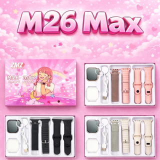M26 max ZMZ สมาร์ทวอทช์ จอ46mm คู่มือภาษาไทย รับสายได้ แถมสาย 4 เส้น พร้อมเคสฟิล์ม รองรับทุกระบบ