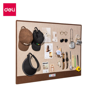 Deli กระดานปักหมุด กระดานสักหลาด มี 4 ขนาด 30x40 / 40x60 / 6…