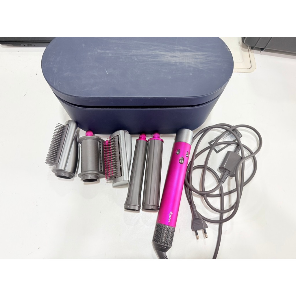 เครื่องเป่าผมและจัดแต่งทรงผม Dyson Airwrap HS05 ประกันกับร้านค้า 3 เดือน สินค้ามือสอง (สีชมพู)