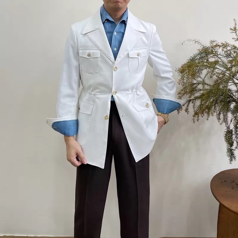 MALLAGO MEN Safari Jacket suite