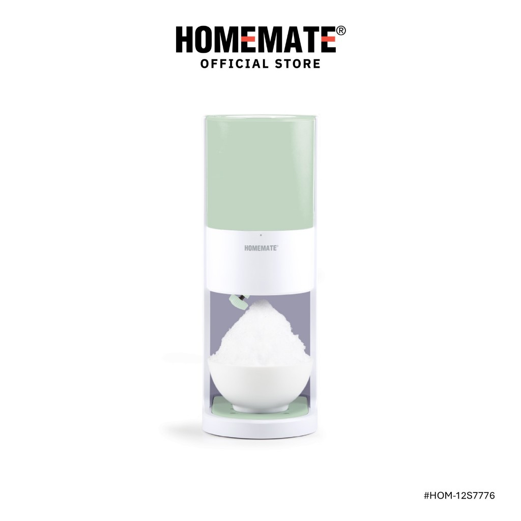 HOMEMATE เครื่องทำน้ำแข็งไสไฟฟ้า สีเขียว HOM-12S7776