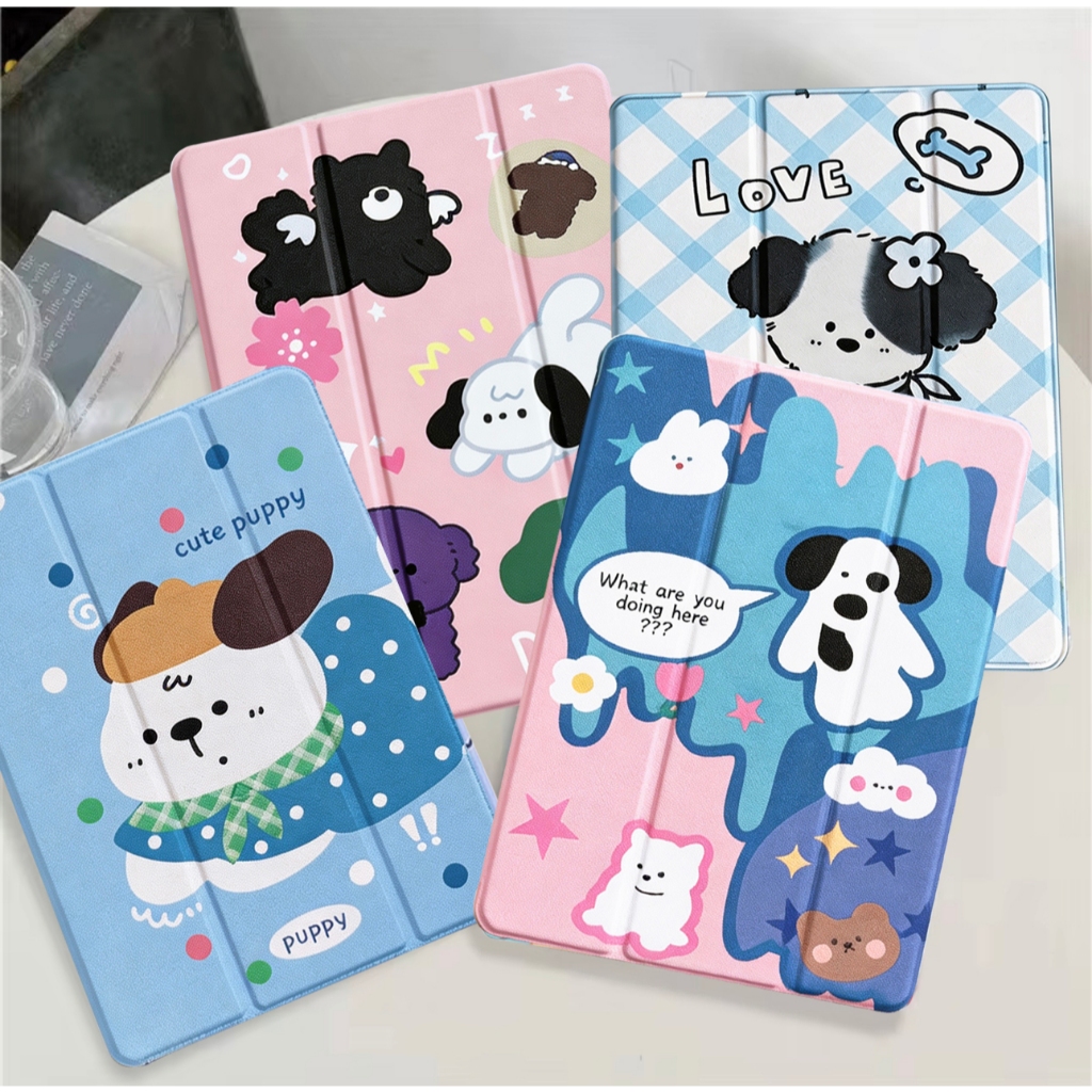 017.เคสฝาพับ เคส สําหรับ ไอแพด iPad Gen 7/8/9 10.2 Gen7 Gen8 Air 4/5/6 10.9 Gen10 2022 Gen11 มีช่องใส่ปากกา เคสหนัง