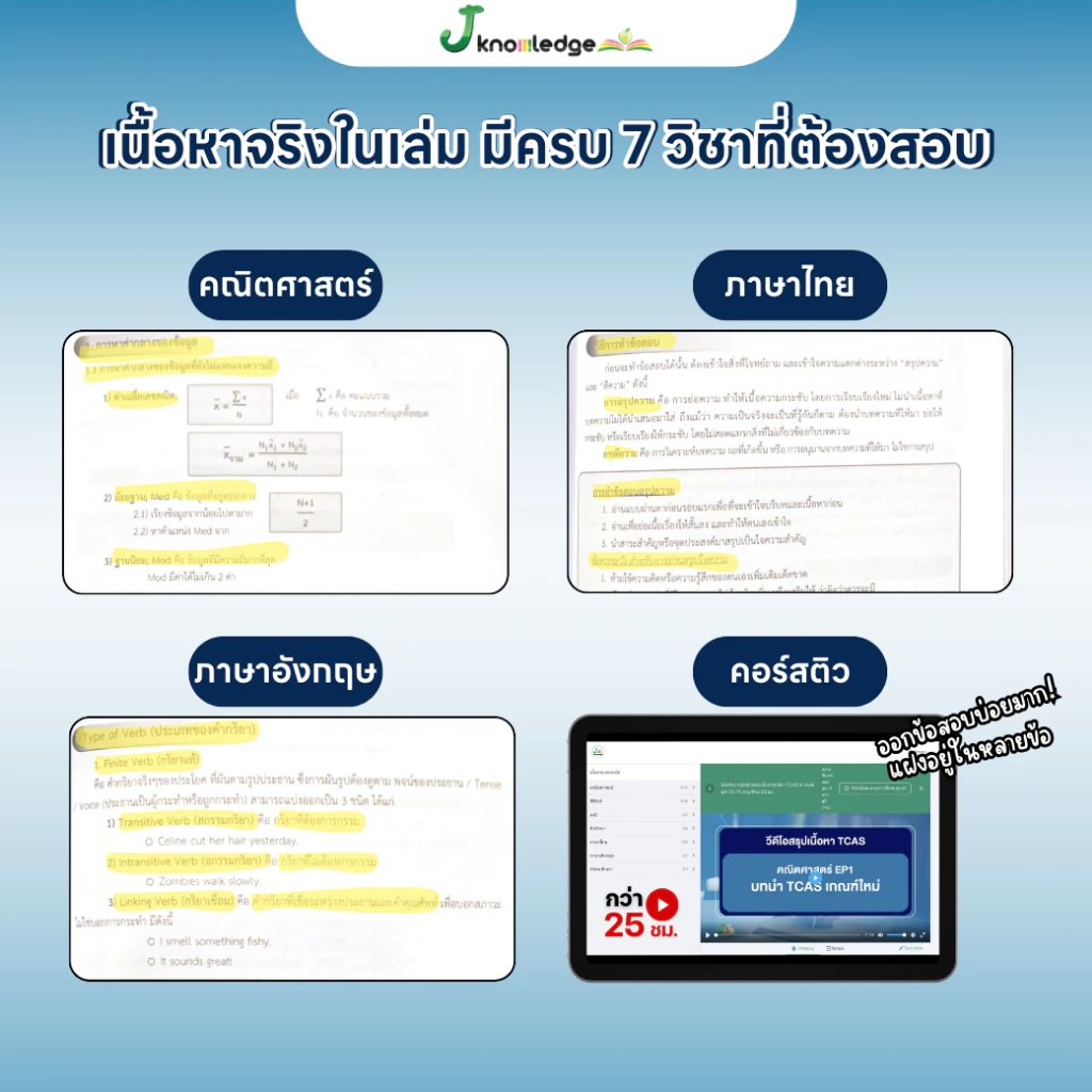 หนังสือสรุปเนื้อหา ม.ปลาย A-Level TCAS69-70-71 เกณฑ์ใหม่ สสวท. ฟรีคอร์สติว 25 ชม. [ส่งฟรี] thumbnail 8