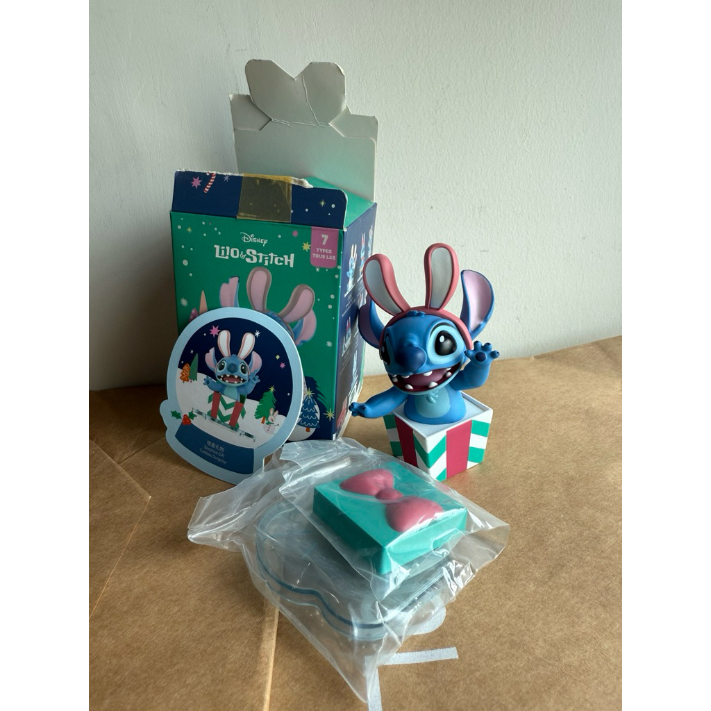 พร้อมส่ง กล่องสุ่ม Lilo & Stitch Collection จาก miniso แกะแล้ว