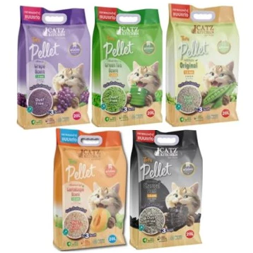 PET8 ทรายแมวเต้าหู้ จากไฟเบอร์ถั่วลันเตา เกรดพรีเมี่ยม ขนาด 18.5-20ลิตร*โปรดอ่านรายละเอียดก่อนสั่งซื้อ