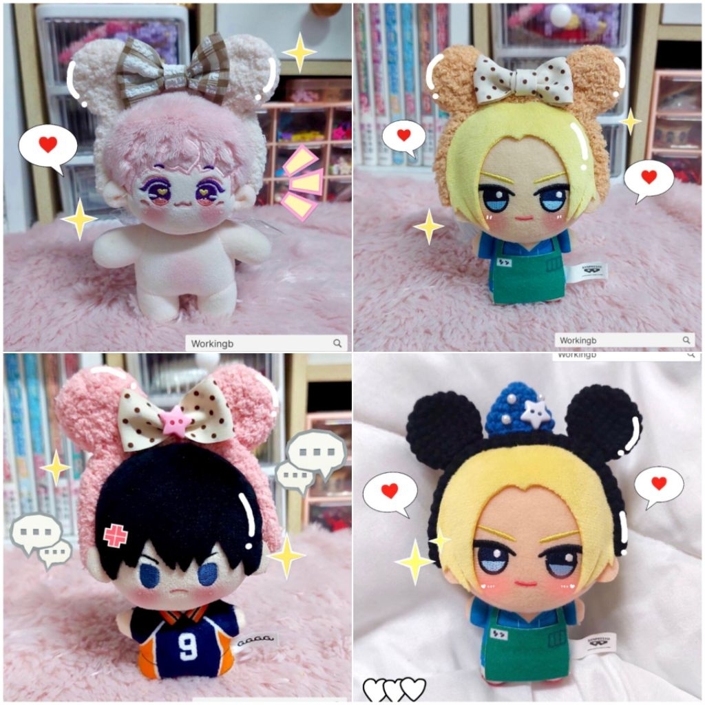 ที่คาดผม สำหรับตุ๊กตา 10-12 cm (เฉพาะที่คาดไม่รวมตัวน้องนะคะ)