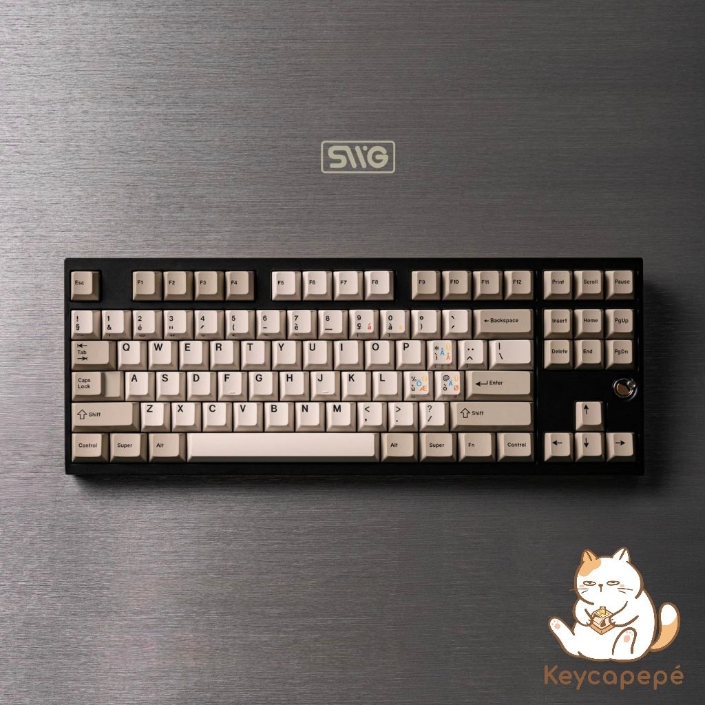 SWG Beige ABS keycap set คีย์แคป