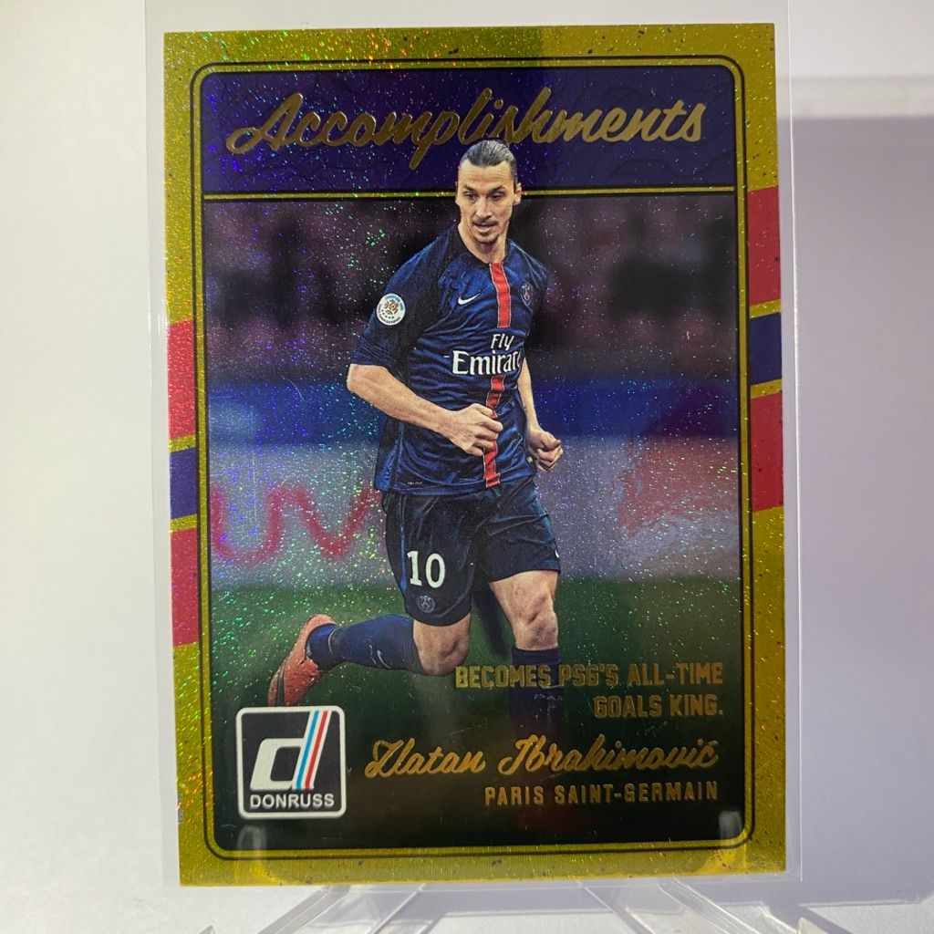 การ์ดนักฟุตบอล ZLATAN IBRAHIMOVIC, PARIS SAINT-GERMAIN, ACCOMPLISHMENTS, PANINI DONRUSS 2016