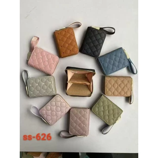 0643#กระเป๋าราคาถูก25฿ กระเป๋าสตางค์ใบสั้น กระเป๋าผู้หญิง ใส่แบงค์ใส่เหรียญ หนังPU สินค้ามาใหม่