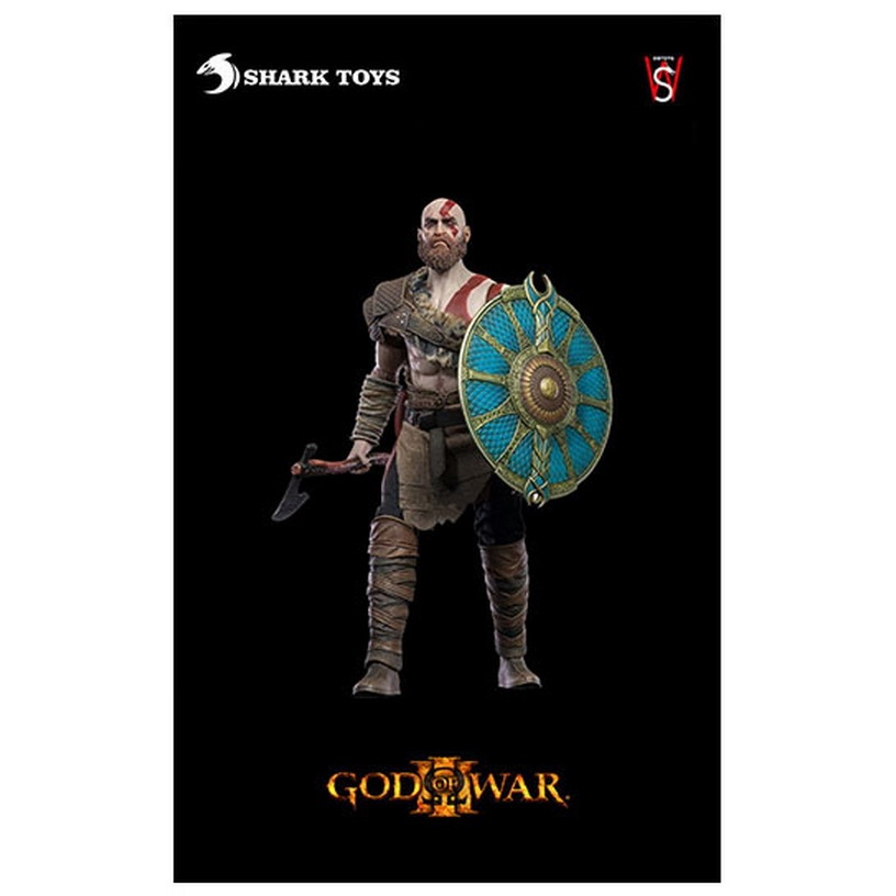 โมเดล God of War 1/6 SHARKTOYS & SWTOYS Kratos Ghost of Spartan